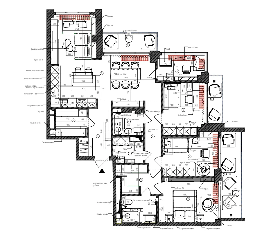 Planning solution — LAV Interiors